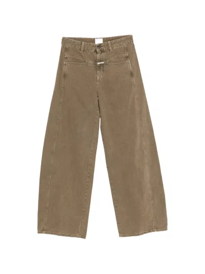 Closed Tori-x Wide-leg Jeans In Brown
