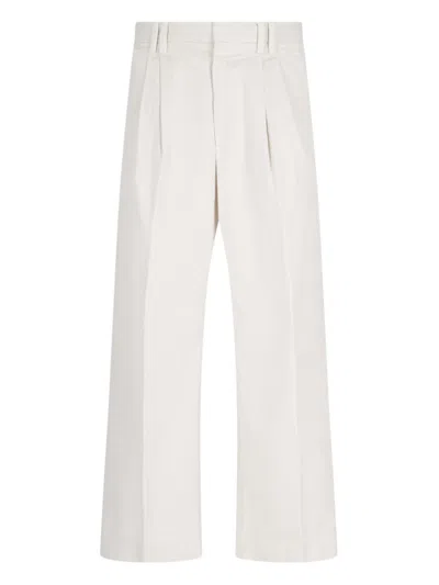 Closed Trousers In White