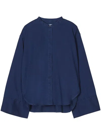 Closed Turn-up Shirt In Blue