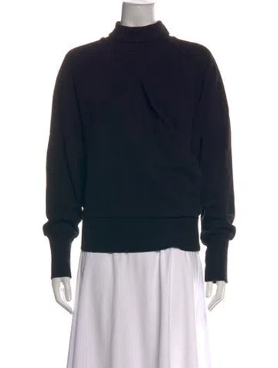 Pre-owned Closed Turtleneck Sweater In Black