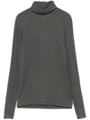 Closed Turtleneck T-shirt In Grey