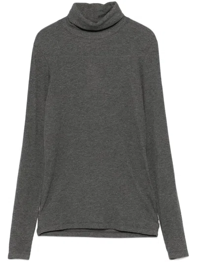 Closed Turtleneck T-shirt In Grey