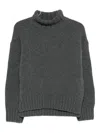 Closed Turtleneck Wool Sweater In Gray