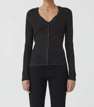 Closed V-neck Cardigan In Black