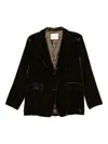 Closed Velvet Single-breasted Jacket In Multi