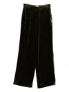 Closed Velvet Trousers In Green
