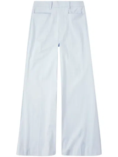 Closed Veola Wide-leg Trousers In Blue
