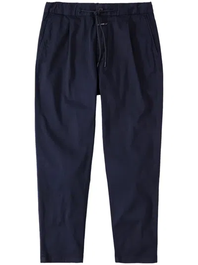 Closed Vigo Mid-rise Tapered Trousers In Blue
