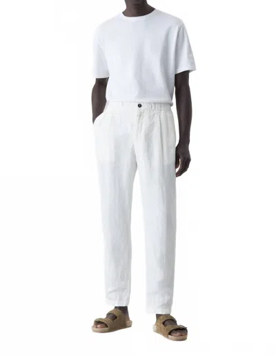 Closed Vigo Tapered Leg Pants In Ivory In White