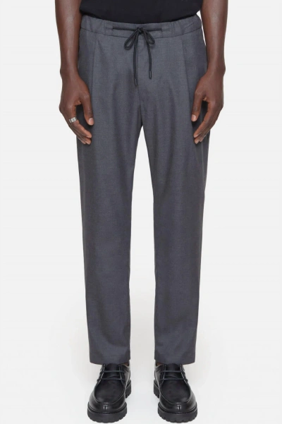 Closed Vigo Tapered Pant In Dark Grey Melange In Ash Grey