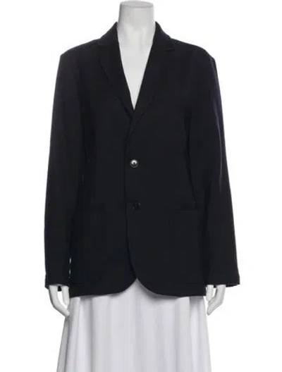 Pre-owned Closed Virgin Wool Blazer In Blue