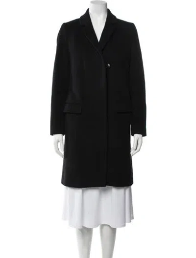 Pre-owned Closed Virgin Wool Coat In Black