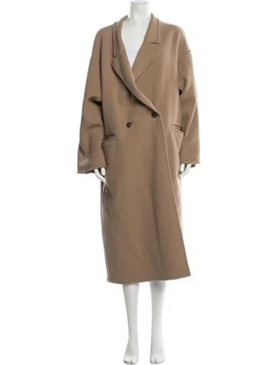 Pre-owned Closed Virgin Wool Coat In Neutrals