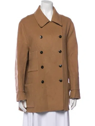 Pre-owned Closed Virgin Wool Jacket In Brown