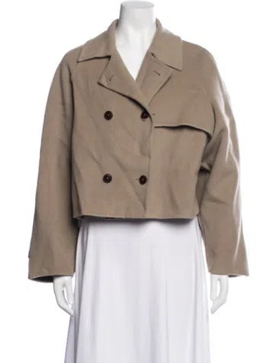 Pre-owned Closed Virgin Wool Jacket In Neutrals