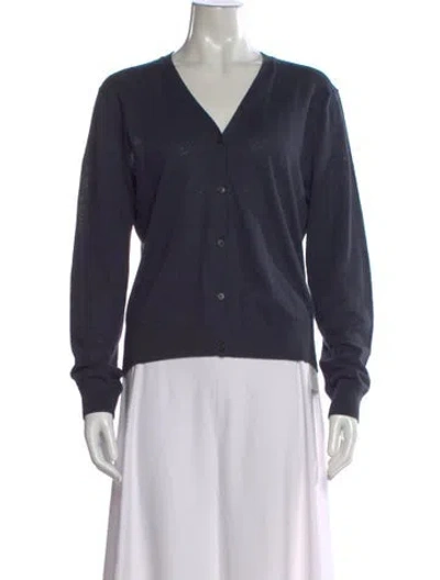 Pre-owned Closed V-neck Sweater In Blue