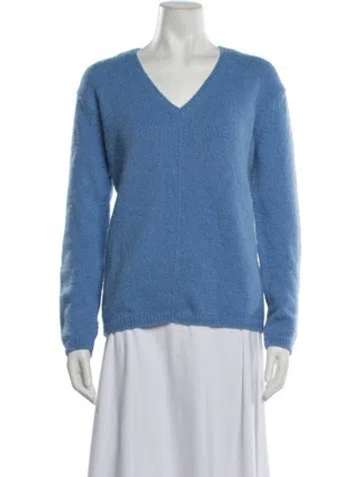 Pre-owned Closed V-neck Sweater In Blue