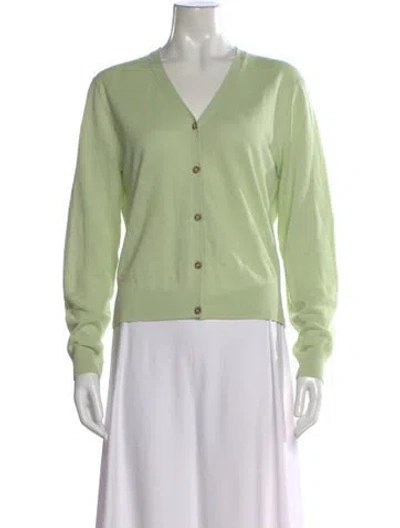 Pre-owned Closed V-neck Sweater In Green