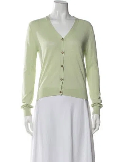 Pre-owned Closed V-neck Sweater In Green