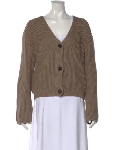 Pre-owned Closed V-neck Sweater In Neutral