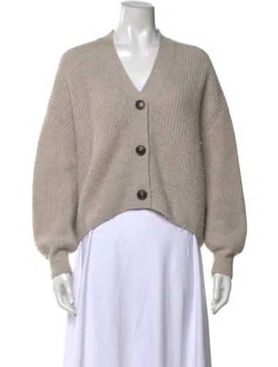 Pre-owned Closed V-neck Sweater In Neutral
