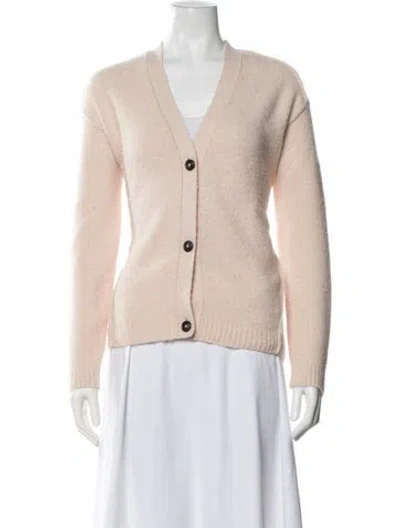 Pre-owned Closed V-neck Sweater In Neutrals/pink