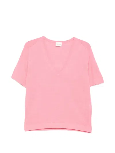 Closed Linen And Cotton V-necked Sweater In Multi