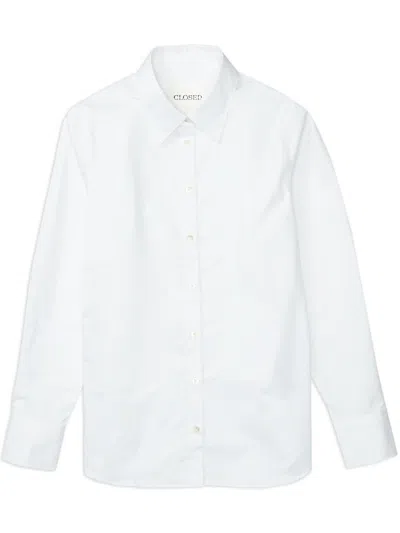 Closed Waisted Shirt In White