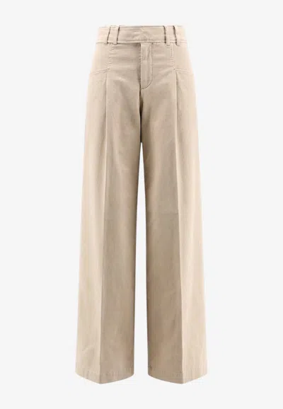 Closed Wes Wide-leg Pants In Neutral