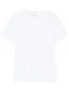 Closed White Solid Crew Neck T-shirt In White