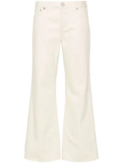 Closed High-rise Straight-leg Jeans In White