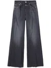 Closed Jeans Mit Weitem Bein In Schwarz