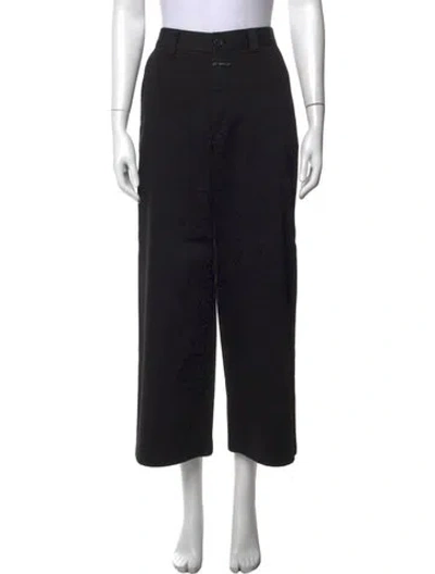 Pre-owned Closed Wide Leg Pants In Black