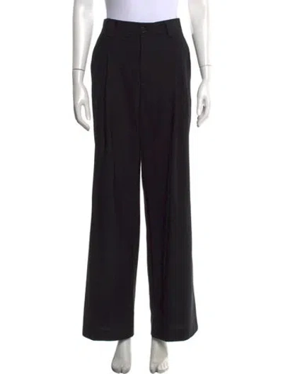 Pre-owned Closed Wide Leg Pants In Black