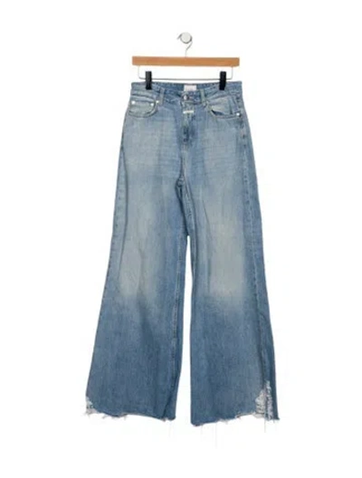 Pre-owned Closed Wide Leg Pants In Blue