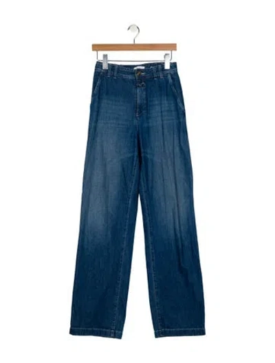 Pre-owned Closed Wide Leg Pants In Blue