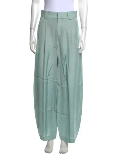 Pre-owned Closed Wide Leg Pants In Blue/green