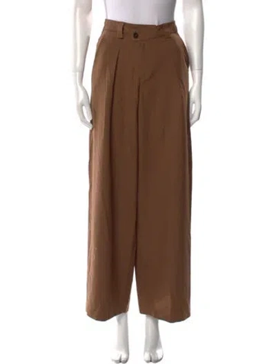 Pre-owned Closed Wide Leg Pants In Brown