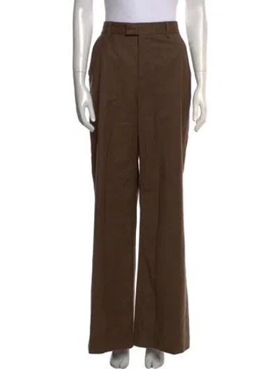 Pre-owned Closed Wide Leg Pants In Brown