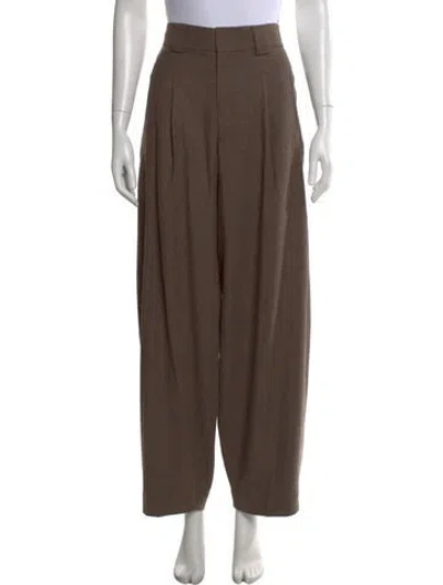 Pre-owned Closed Wide Leg Pants In Brown