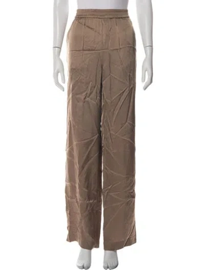 Pre-owned Closed Wide Leg Pants In Brown