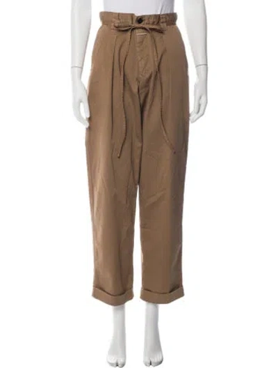 Pre-owned Closed Wide Leg Pants In Brown