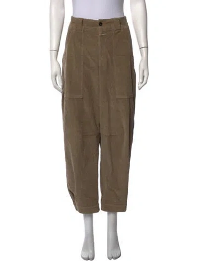Pre-owned Closed Wide Leg Pants In Brown