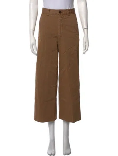 Pre-owned Closed Wide Leg Pants In Brown