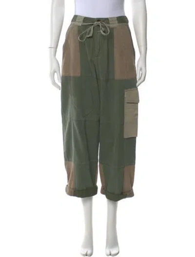 Pre-owned Closed Wide Leg Pants In Green