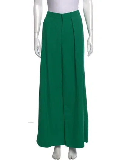 Pre-owned Closed Wide Leg Pants In Green