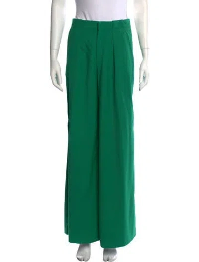 Pre-owned Closed Wide Leg Pants In Green