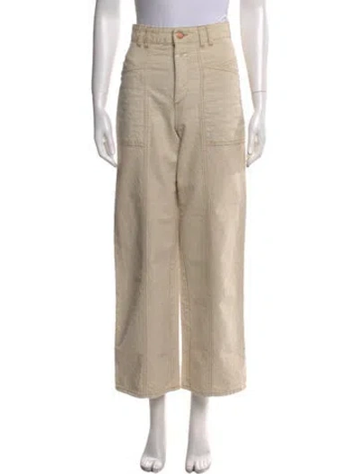Pre-owned Closed Wide Leg Pants In Neutral