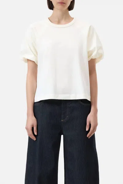 Closed Wide Sleeve T-shirt In Ivory In Multi