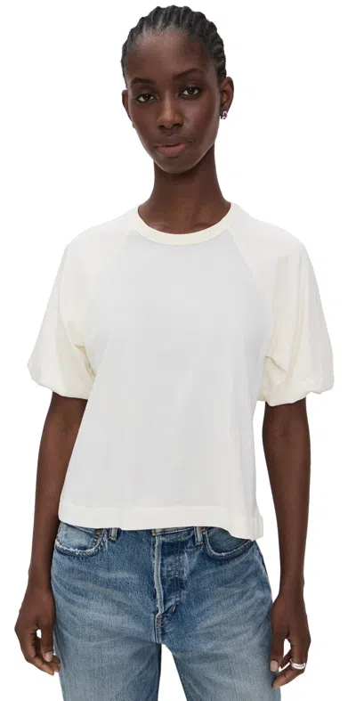 Closed Wide Sleeve T-shirt Ivory In White